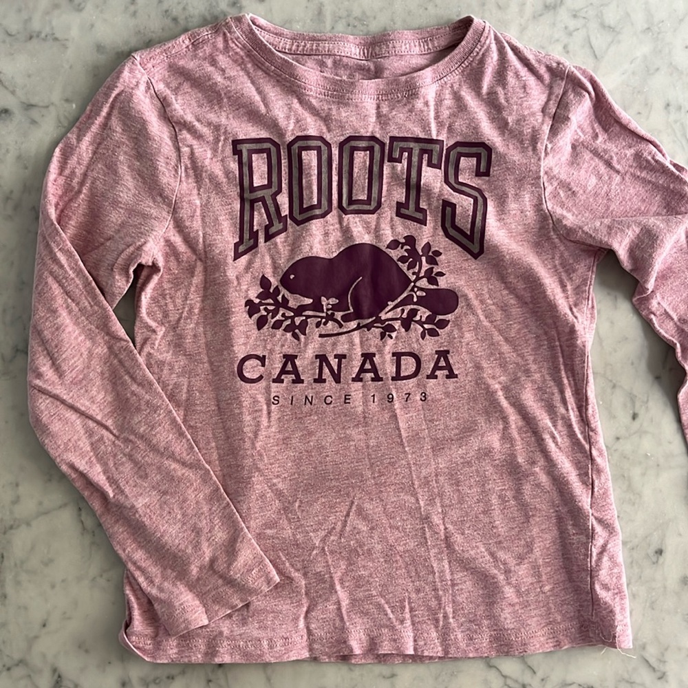 Roots long sleeve T shirt girls